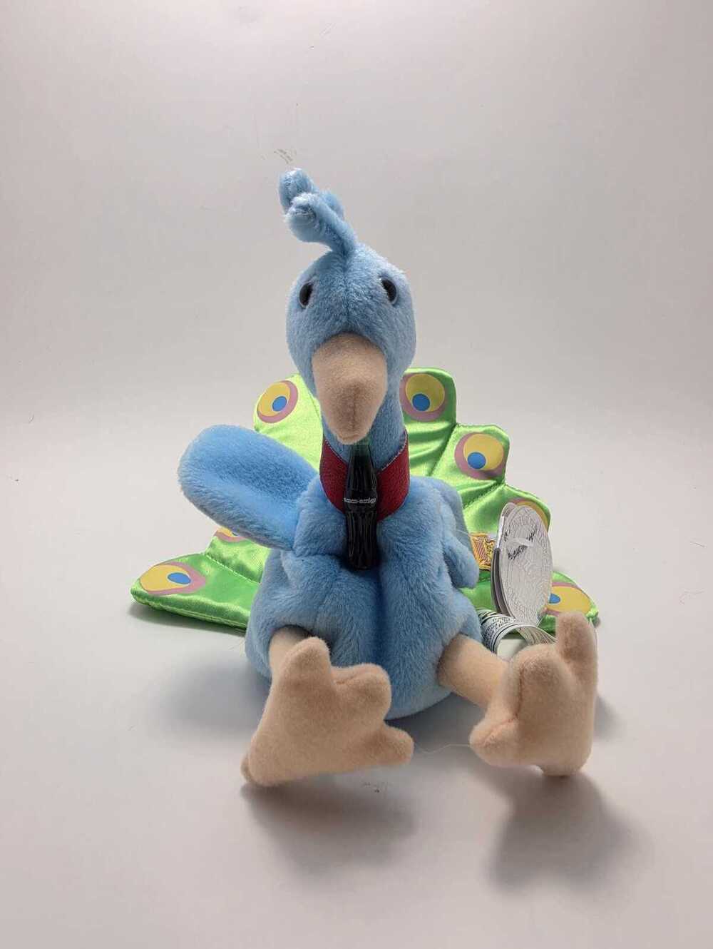 Vintage 1999 Coca Cola International Plush Pock the Peacock Sri Lanka w Tag